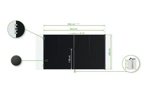 3,5M NALI stål svingport H.200cm + 2 stålstolper 8