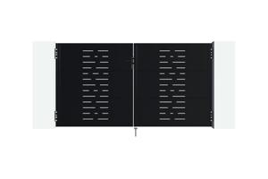 NALI ARLBERG järngrind 300x160cm mattsvart 2