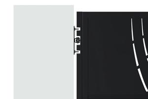 Železná brána NALI VELETA 350x160cm matná čierna 4
