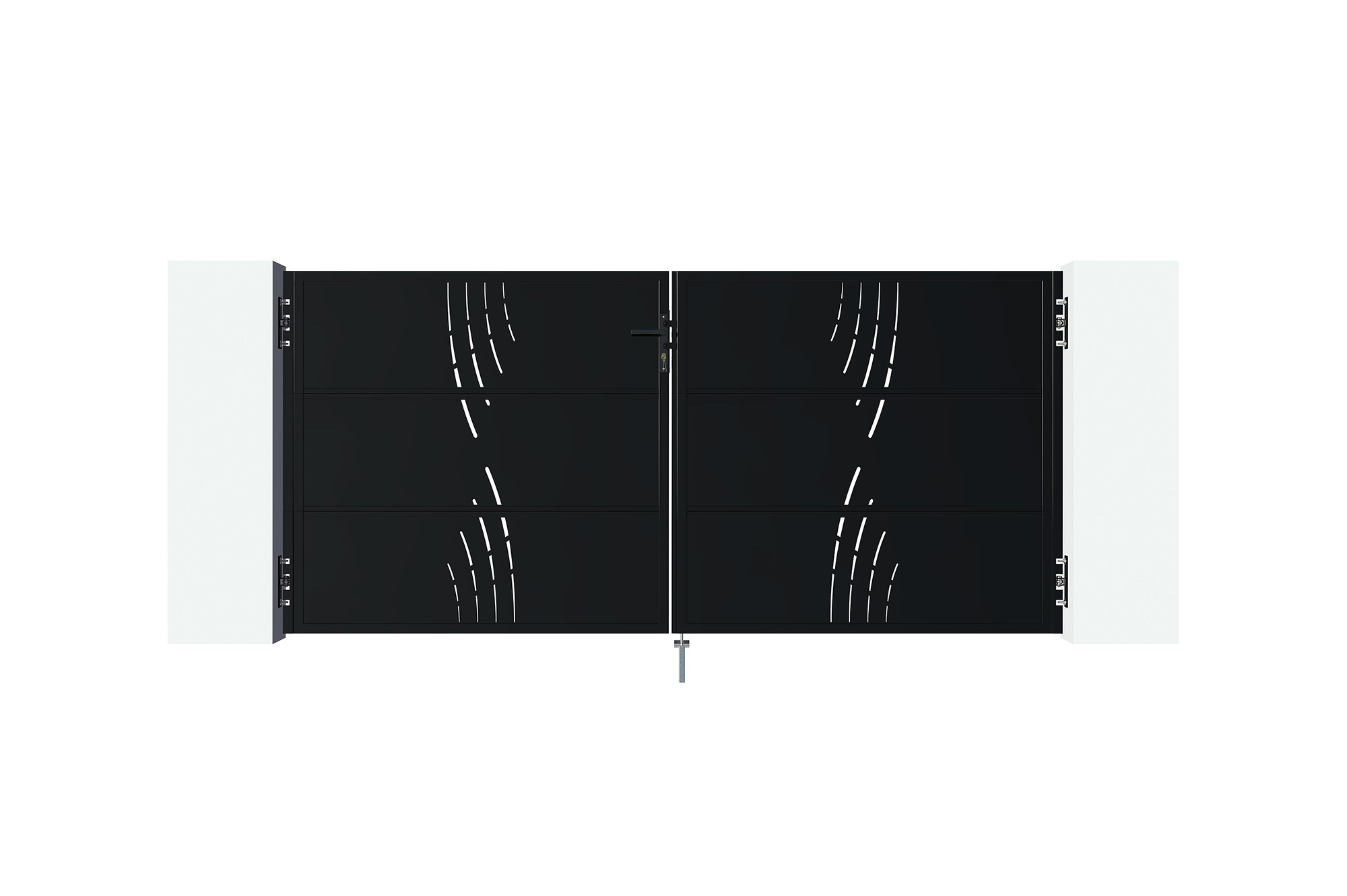 NALI VELETA iron gate 300x140 cm matt black 2