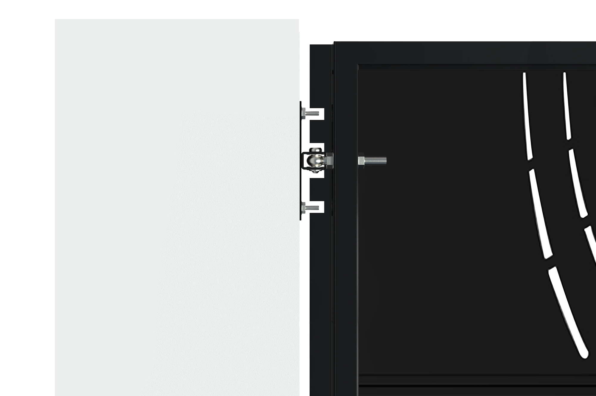 NALI VELETA iron gate 300x140 cm matt black 5