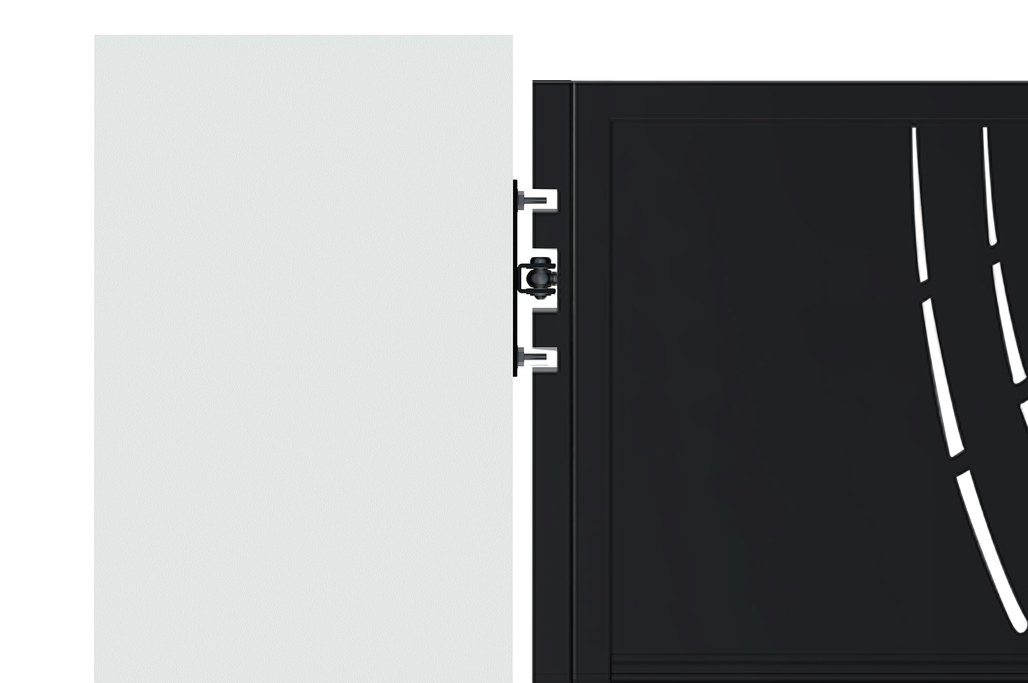 NALI VELETA iron gate 300x140 cm matt black 4