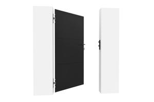 Mattschwarzes Stahltor 1 m NALI H. 180 cm 3