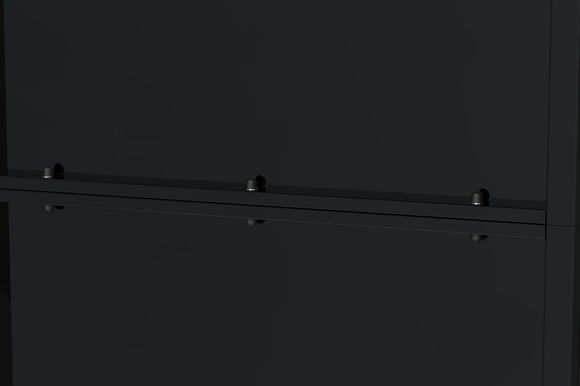 Mattschwarzes Stahltor 1 m NALI H. 180 cm 5