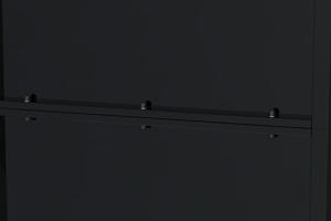 Mattschwarzes Stahltor 1 m NALI H. 180 cm 5