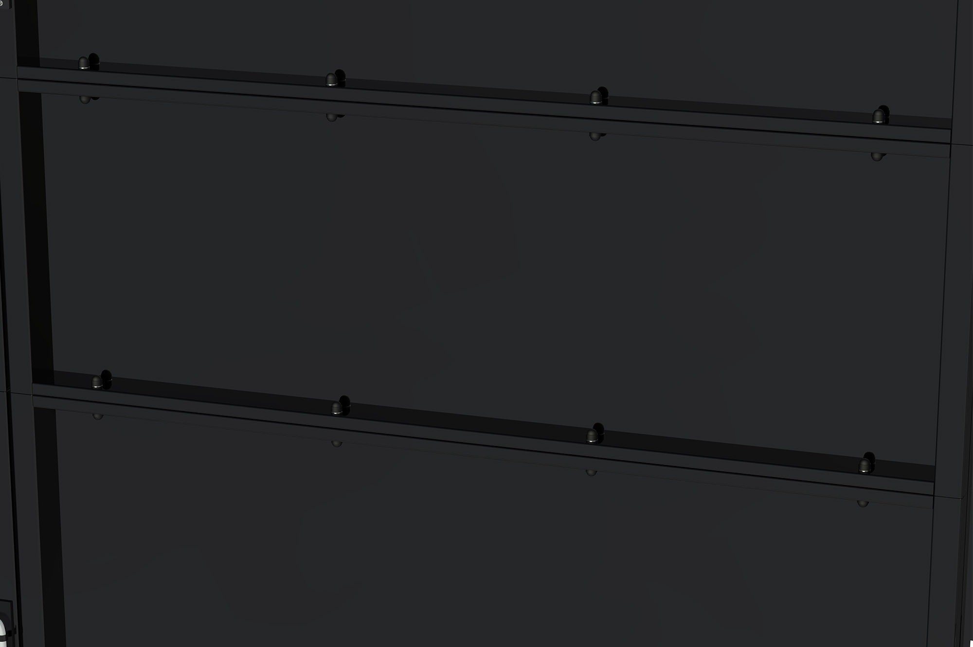 Portail acier noir mat 3m NALI H.120cm 5