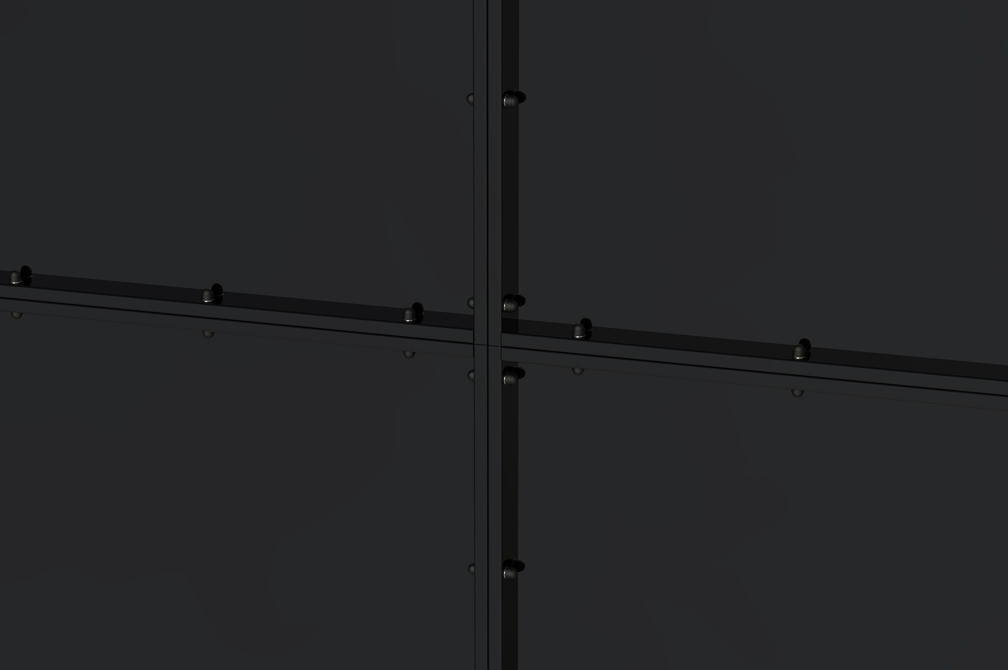 NALI 3,5 m matinės juodos spalvos plieniniai vartai, aukštis 200 cm 4