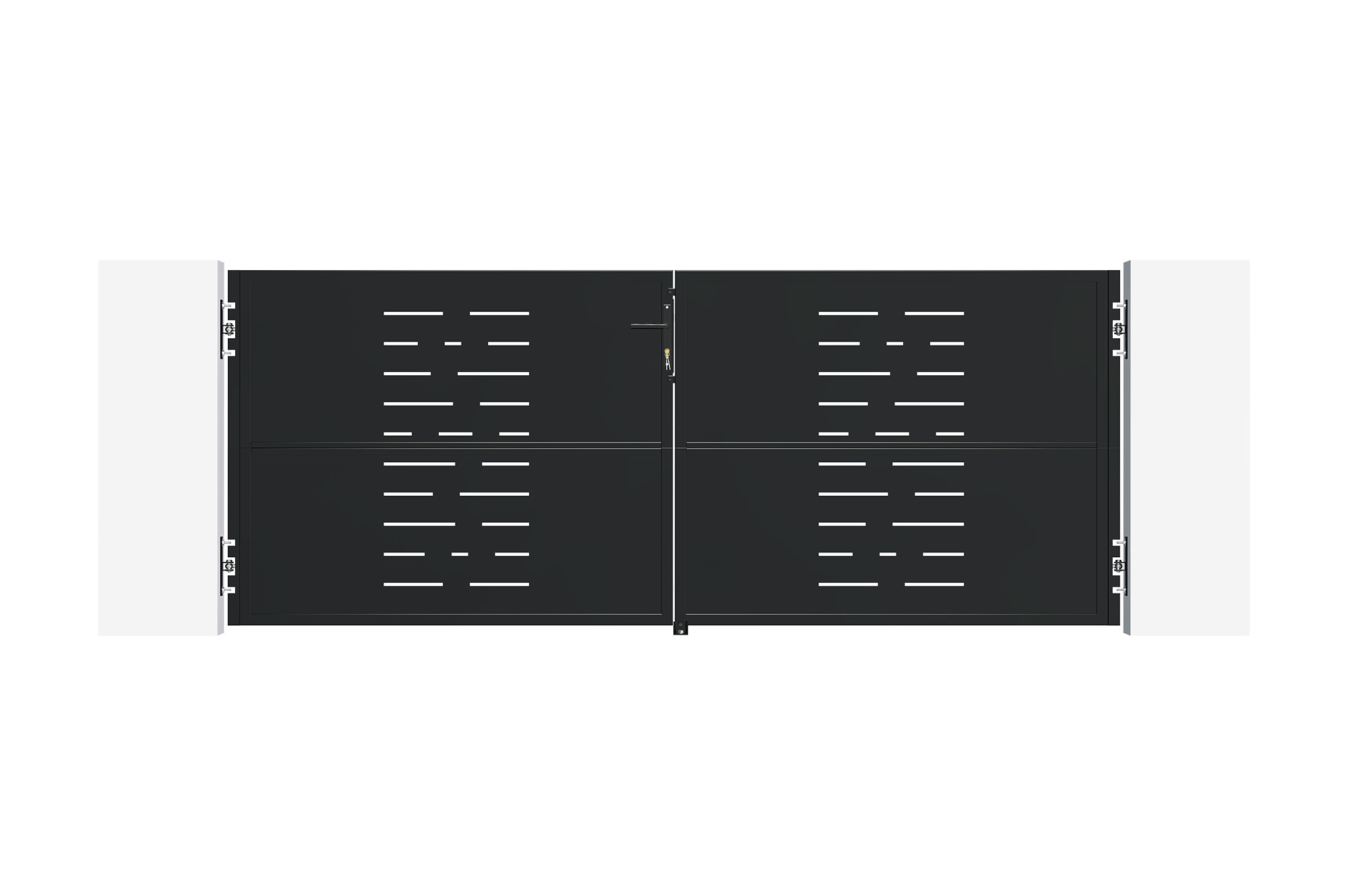 Mat crna čelična vrata 3m NALI ARLBERG V. 120 cm 2