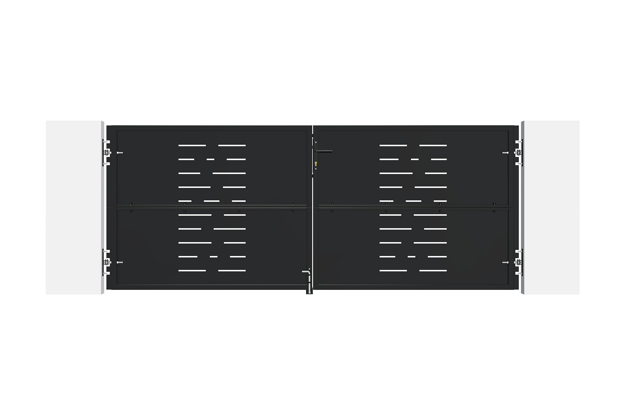 Mat crna čelična vrata 3m NALI ARLBERG V. 120 cm 3