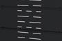 NALI ARLBERG 3m Steel Swing Gate, 200cm High, Matte Black thumbnail 4