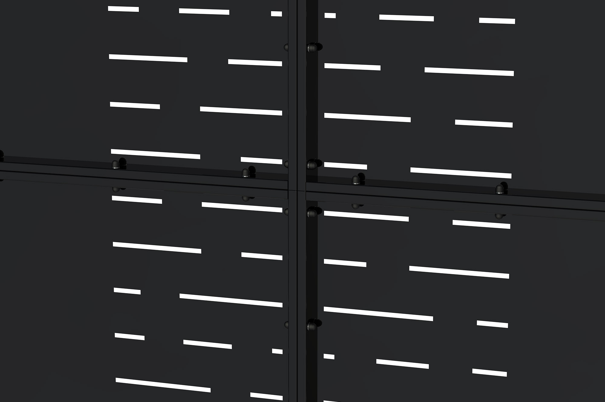 Matná černá ocelová brána 3,5 m NALI ARLBERG v. 120 cm 4