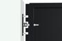 Puerta de acero negro mate 3,5 m NALI ARLBERG H.160cm 8