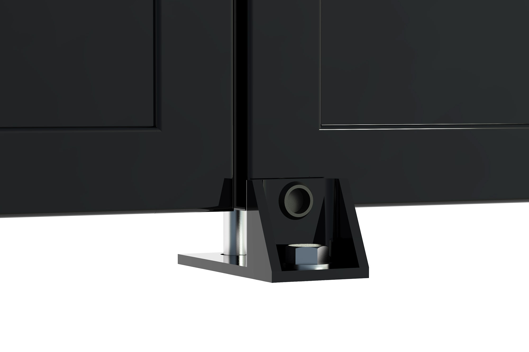 Cancello in acciaio nero opaco 3m NALI VELETA H.120cm 6