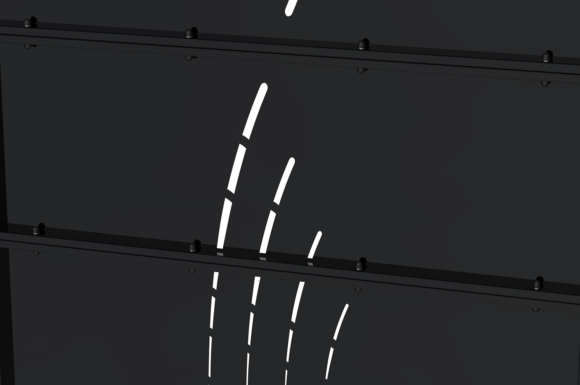 Matēti melni tērauda vārti 3,5 m NALI VELETA A.120 cm 4