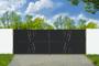 Puerta de acero negro mate de 3,5 m NALI VELETA H.120cm main_image thumbnail