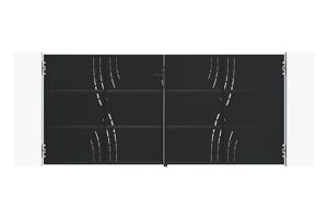 Portail acier noir mat 3,5m NALI VELETA H.180cm 2