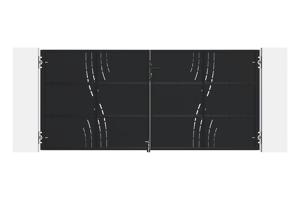 Portail acier noir mat 3,5m NALI VELETA H.180cm 3