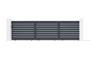Portail coulissant 6m vogel H.160cm aluminium gris thumbnail 1