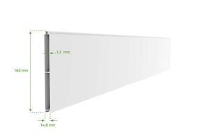 Portail coulissant 3m EIGER H.180cm aluminium blanc 10