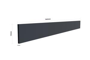 Aluminium Fence Open 1,9m VOGEL H. 170cm Grey 10
