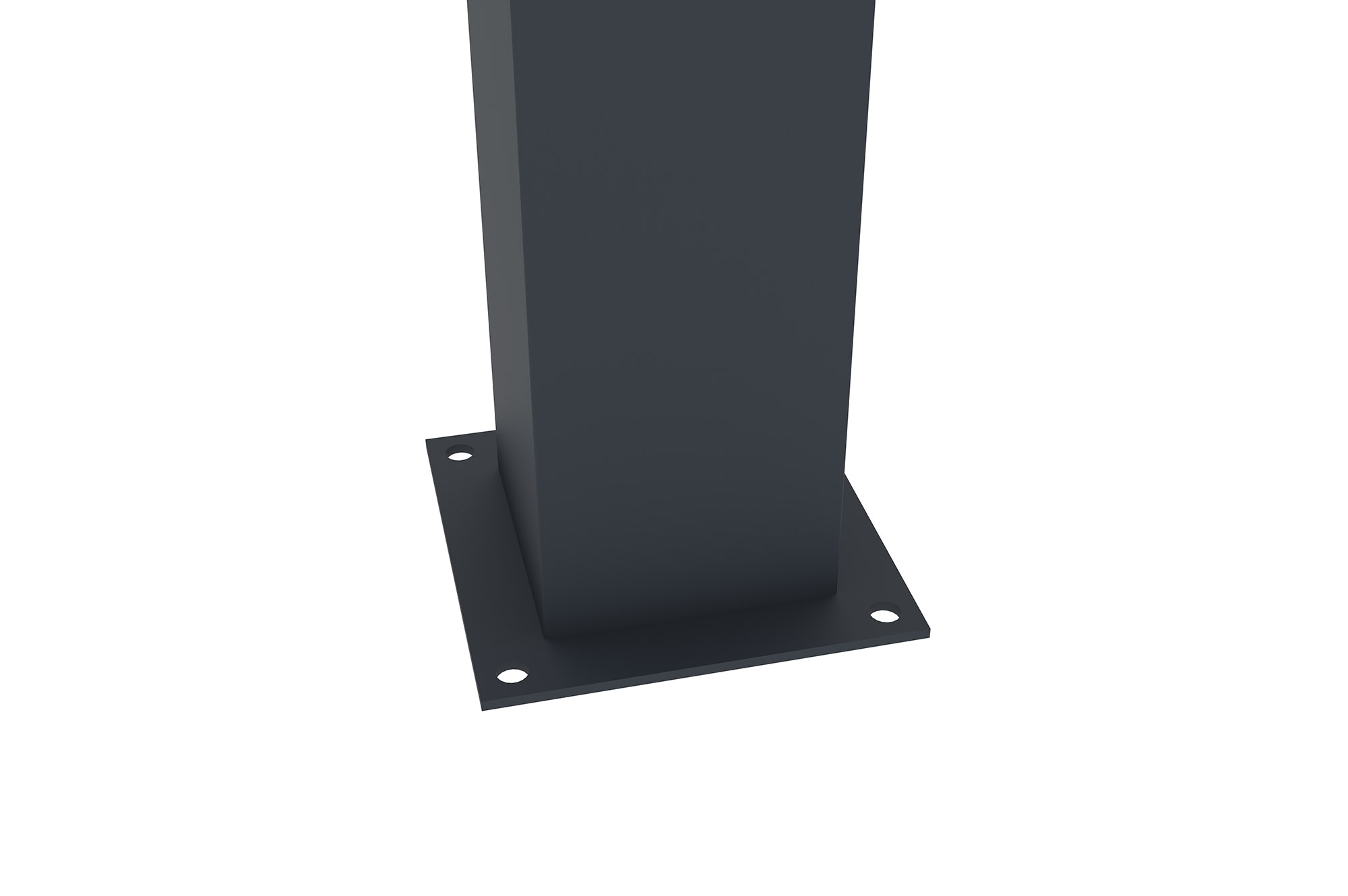 VOGEL 1,9 m H.170 cm grijs aluminium schuttingpaneel 7