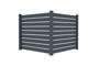 VOGEL 1,9 m H.170 cm grijs aluminium schuttingpaneel 6