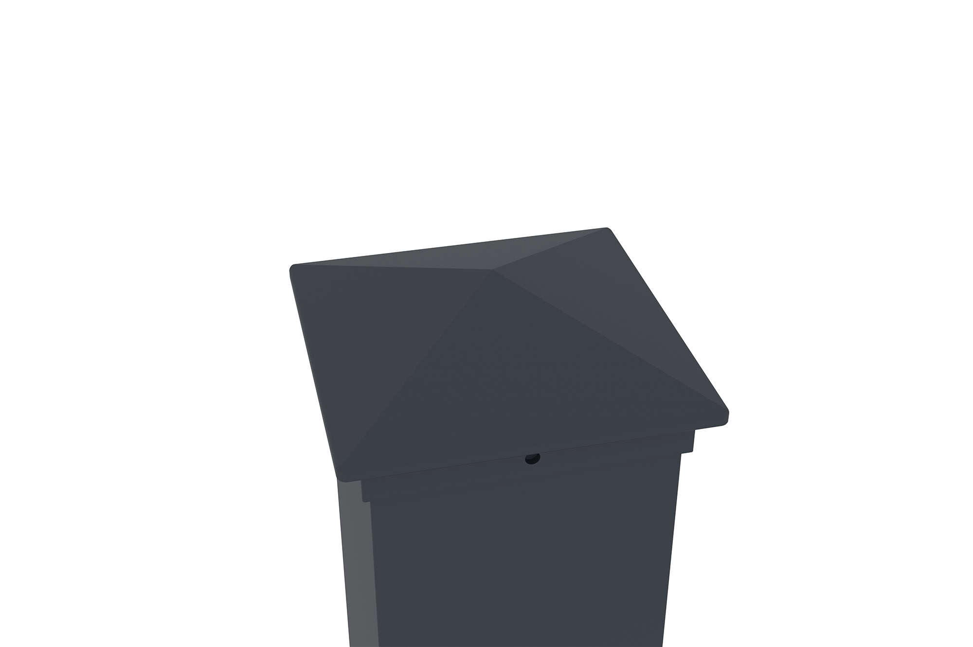 VOGEL 1,9 m H.170 cm grijs aluminium schuttingpaneel 8