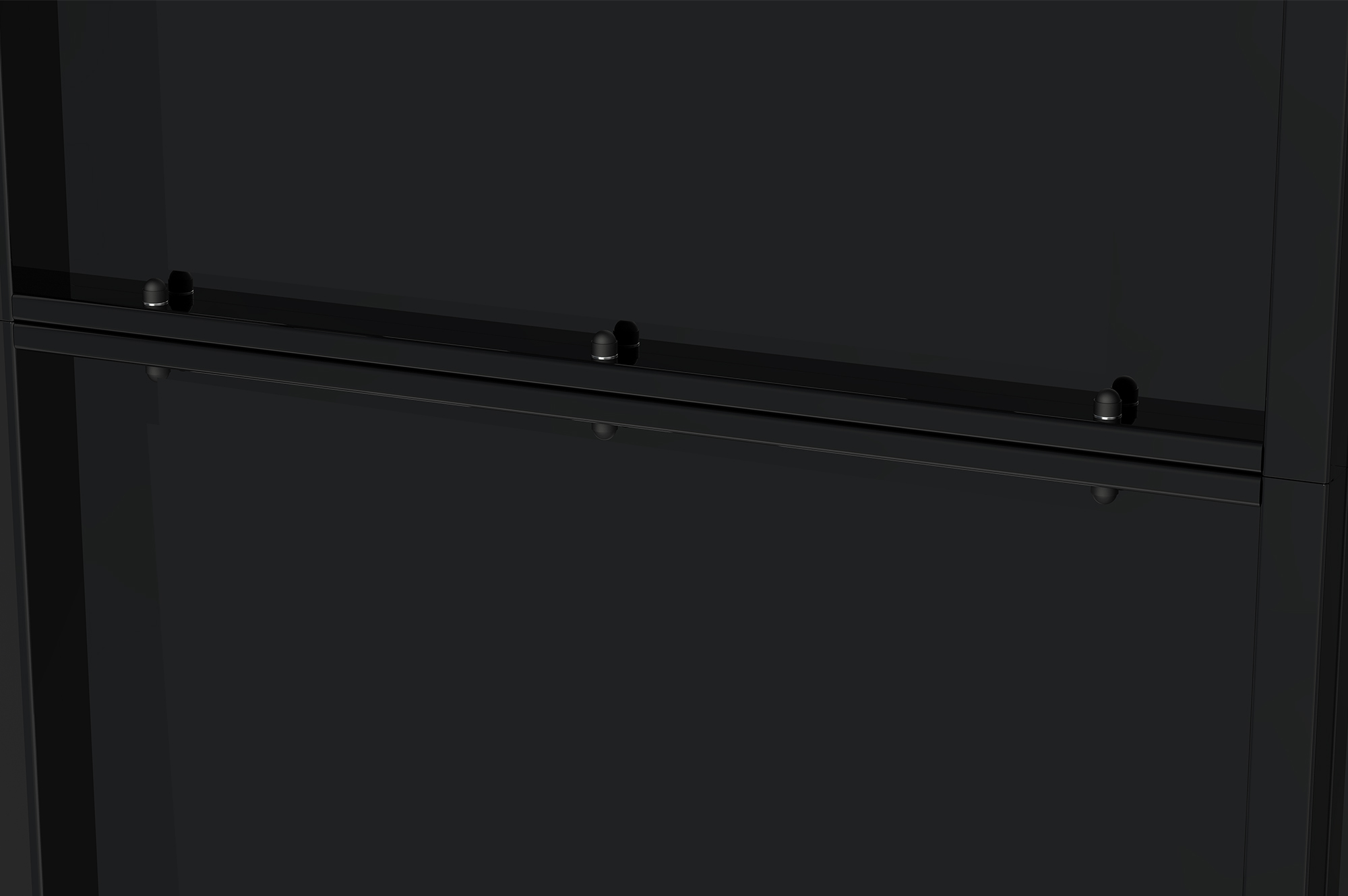 Stahltor 1 m NALI RUIVO H. 180 cm matt schwarz 7