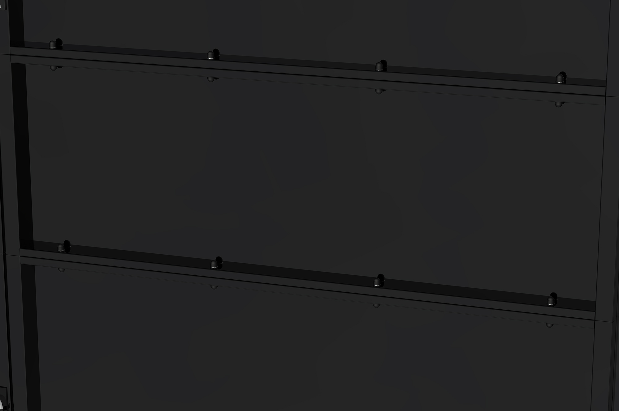 Ocelová branka NALI RUIVO, matná černá, 3 m, výška 180 cm 9