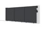 Cancello scorrevole EIGER 4,5 m, altezza 160 cm, alluminio grigio 9