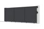 Cancello scorrevole EIGER 4,5 m, altezza 180 cm, alluminio grigio 8