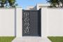 Gate 1m RUIVO H.140cm gray aluminum main_image thumbnail