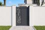 Tor 1m FOLYA H.140cm graues Aluminium main_image thumbnail