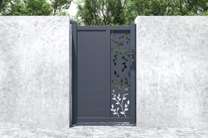 Vrata 1m FOLYA V. 160cm sivi aluminij 8