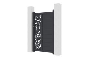 Vrata 1m FOLYA V. 160cm sivi aluminij 3