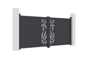 3m FOLYA motorized swing gate, 140cm high + RANGER B150 motor 2
