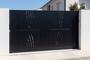 Oceľová posuvná brána NALI VELETA 3 m, výška 160 cm, čierna 10