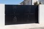 Brama przesuwna NALI VELETA 3m stalowa, wysokość 180cm, kolor czarny 10