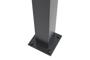 Sada 2 železných stĺpikov CARMO 10x10cm V.185cm čierne 8