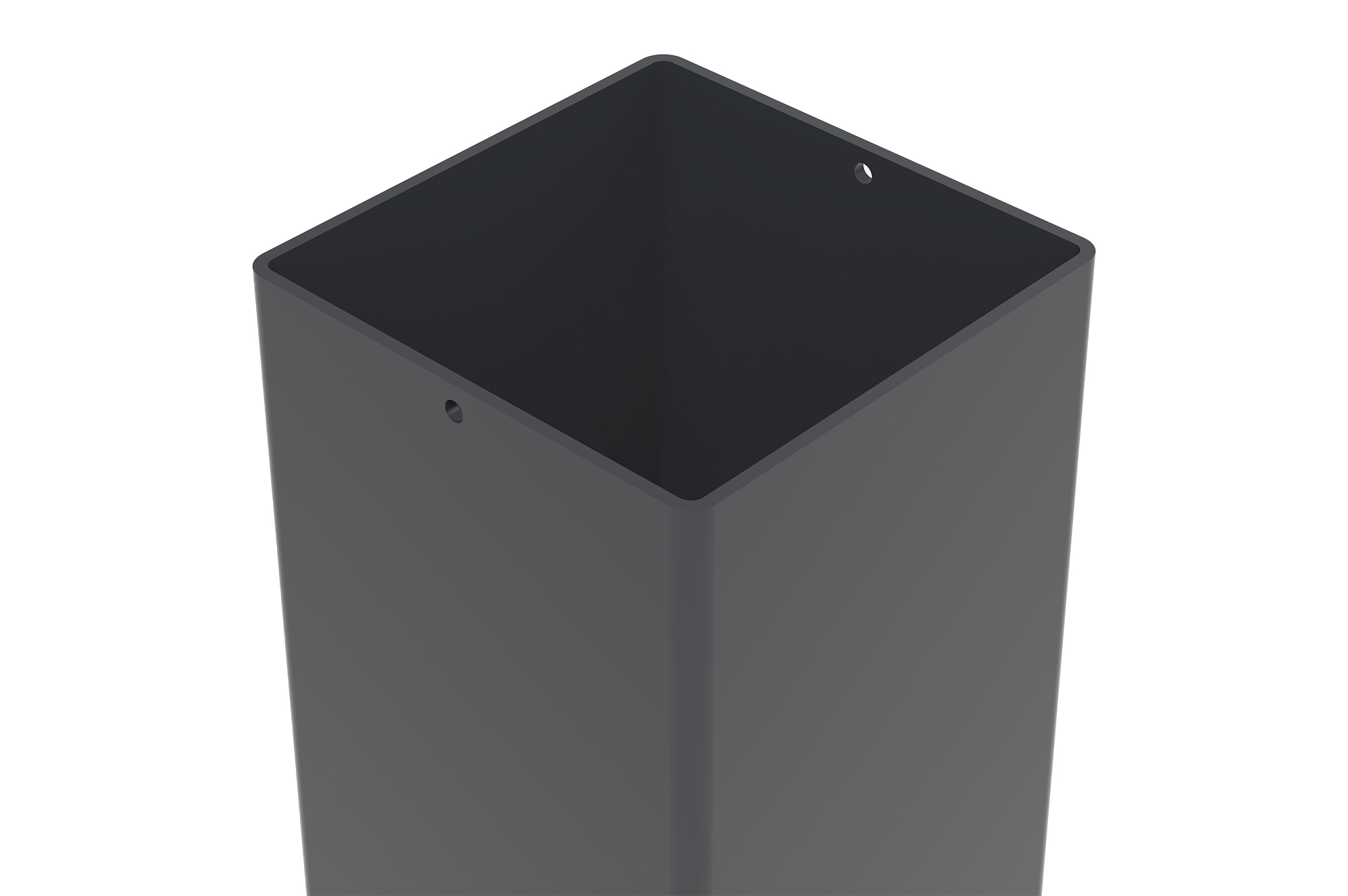 Sada 2 železných sloupků CARMO 10x10cm, výška 205cm, černé 9