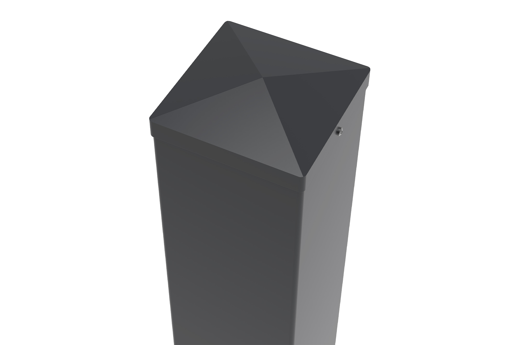 Σετ 2 σιδερένιων στύλων CARMO 15x15cm Υ.145cm μαύρο 7