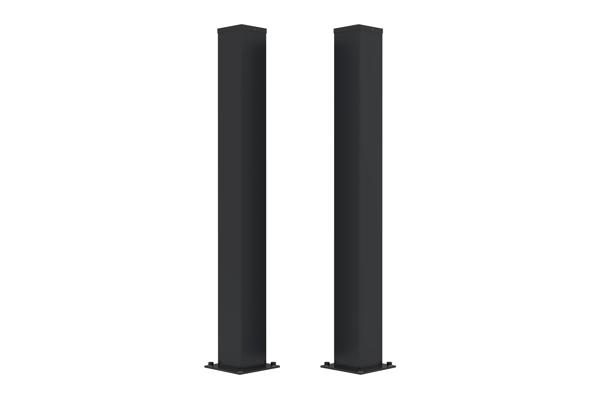 Set van 2 CARMO ijzeren palen 15x15cm H.145cm zwart main image