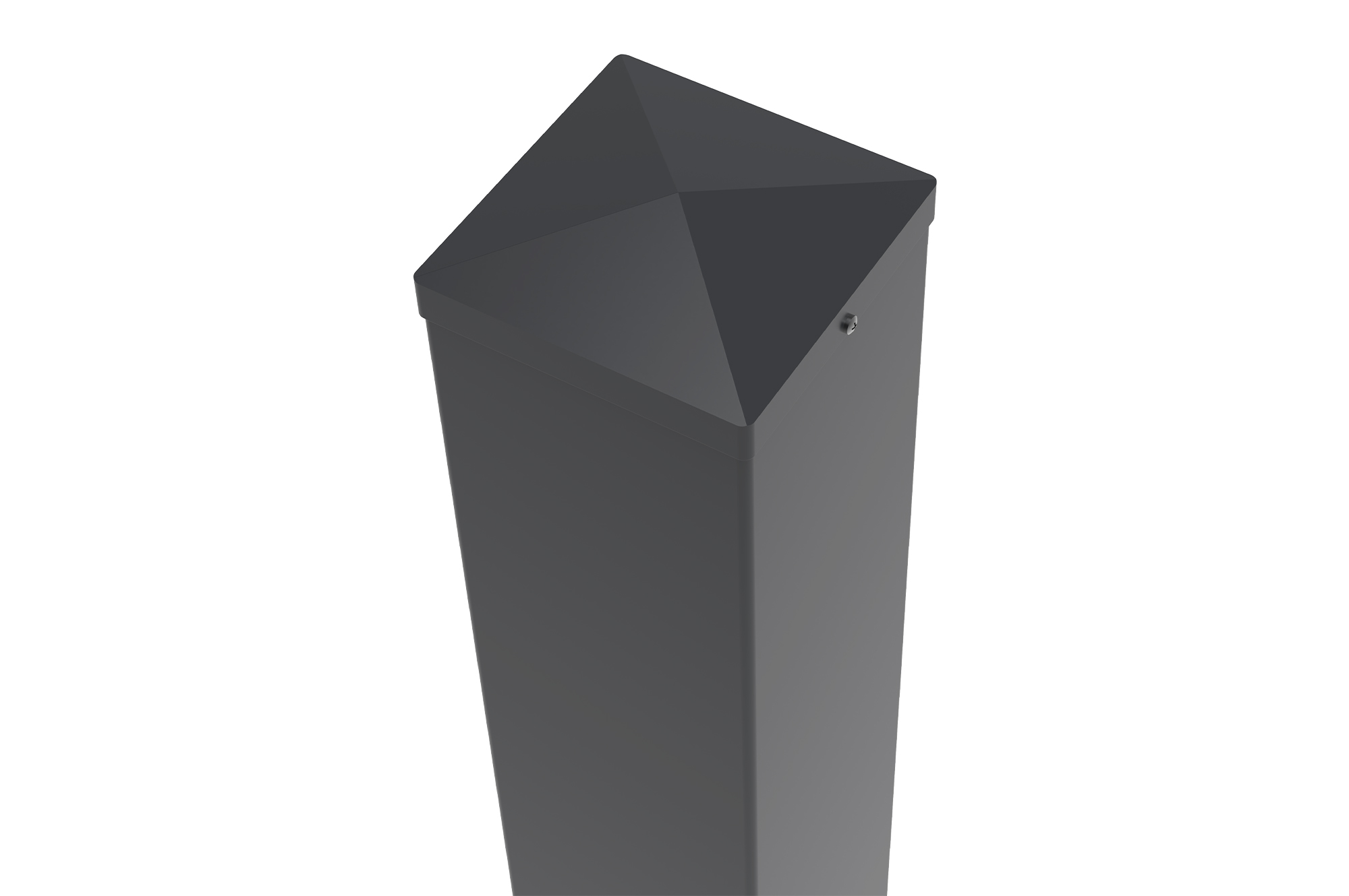 Set de 2 stâlpi de fier CARMO 15x15cm H.165cm negru 7