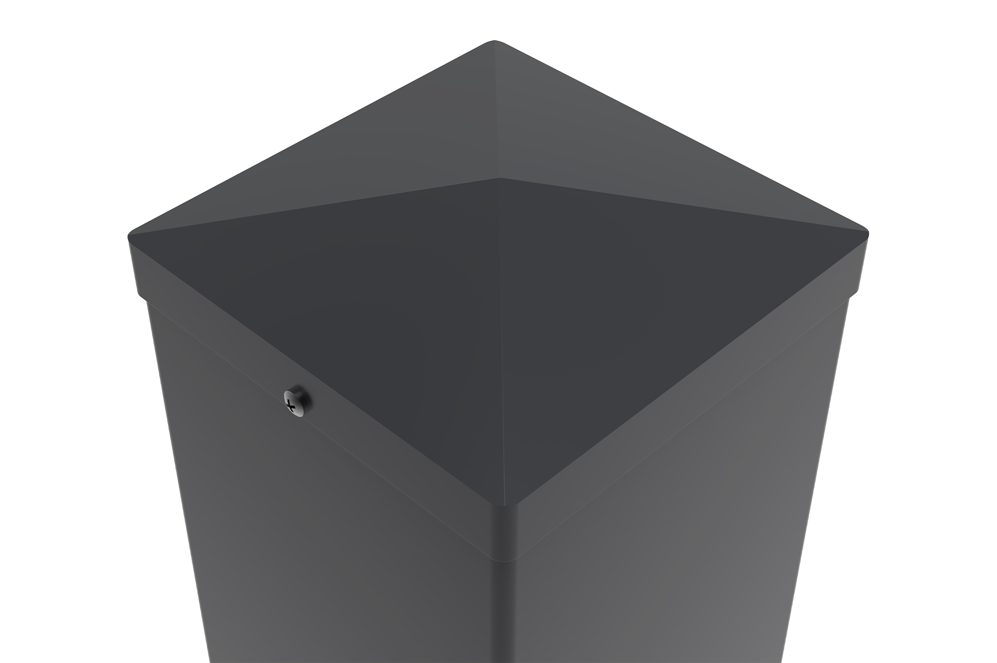 Set de 2 stâlpi de fier CARMO 15x15cm H.185cm negru 7