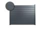Zaunelement 2m VANO H.150cm graues Aluminium 2