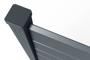 Zaunelement 2m VANO H.150cm graues Aluminium 8