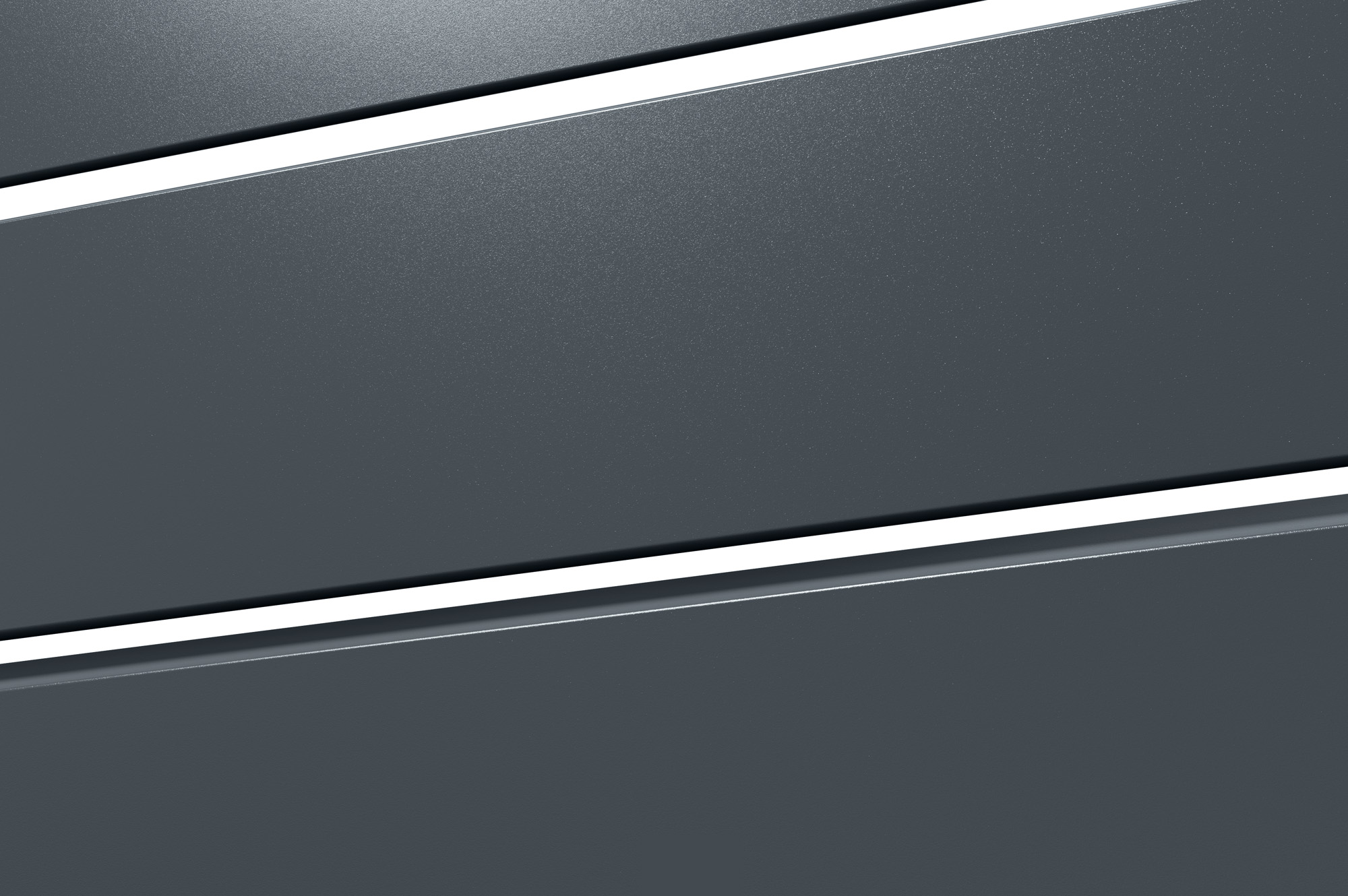 Zaunelement 2m VANO H.150cm graues Aluminium 9