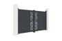 Portail battant 3m FOLYA H.160cm aluminium gris 2