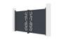 Portail battant 3m FOLYA H.160cm aluminium gris 3