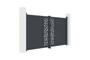 Portail battant 3m RUIVO H.160cm aluminium gris 2
